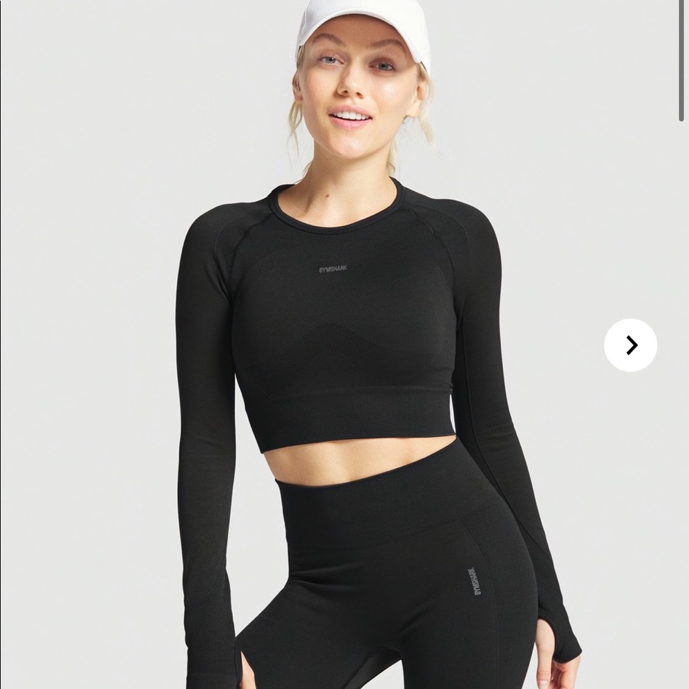 Gymshark flex long sleeve crop